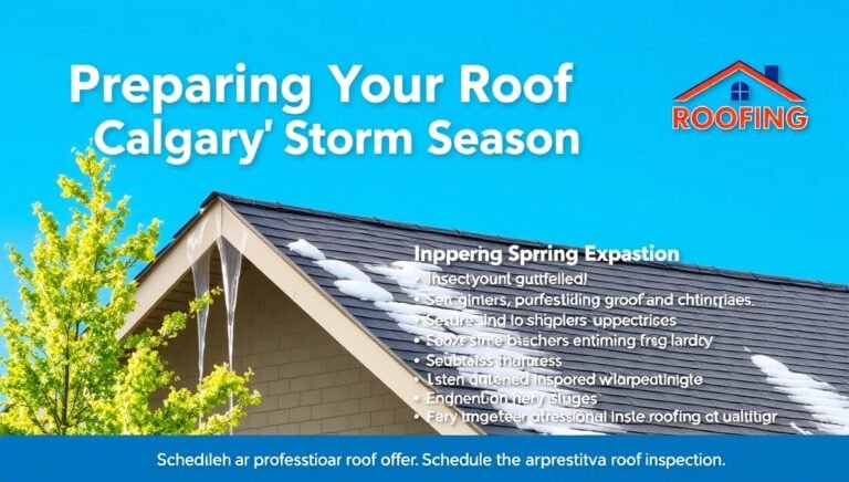 Preparing Your Roof for Calgary's Spring Storm Season