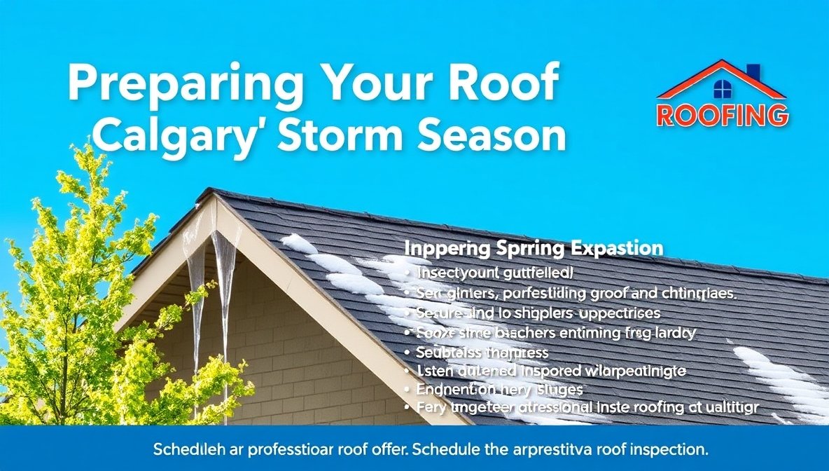 Preparing Your Roof for Calgary's Spring Storm Season
